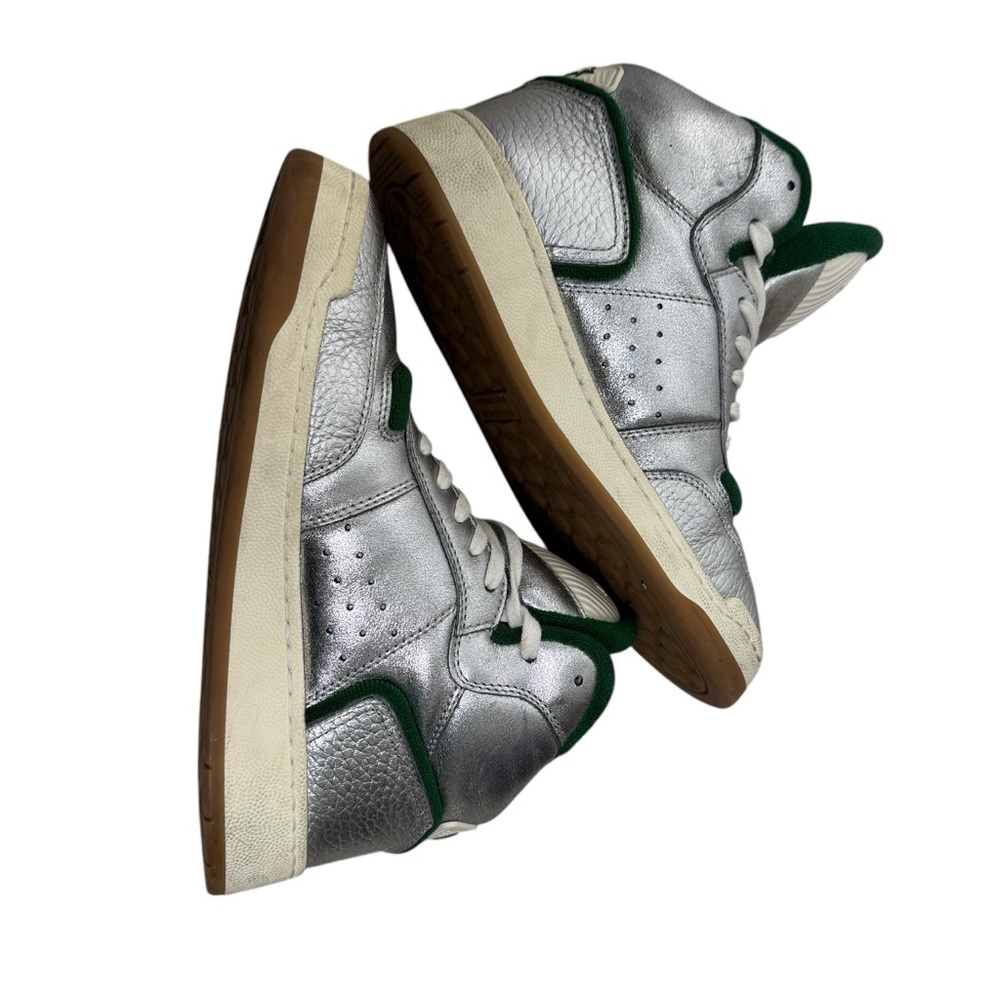 Saint Laurent SL80 High Top Sneakers Metallic - Picture 6 of 9